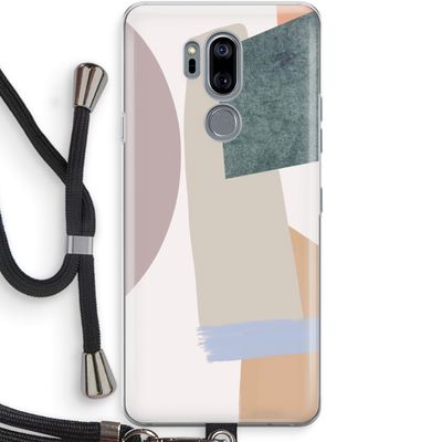Lindo: LG G7 Thinq Transparant Hoesje met koord