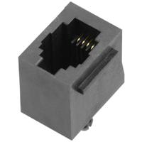 encitech RJJU-44-122-E1V-047 RJ10-connector 3251-0027-02 Bus, inbouw verticaal Aantal polen 4P4C Zwart 1 stuk(s) - thumbnail