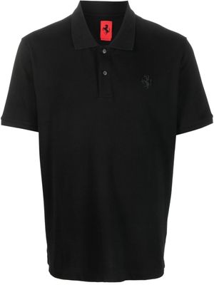 Ferrari polo à logo Prancing Horse - Noir
