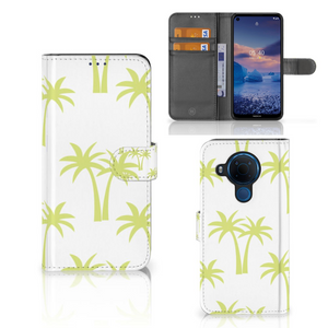 Nokia 5.4 Hoesje Palmtrees