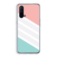 Strepen pastel: OnePlus Nord CE 5G Transparant Hoesje