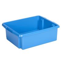 Sunware Opslagbox Nesta - kunststof - 17L - blauw - 45 x 36 x 14 cm