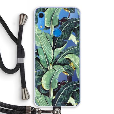 Bananenbladeren: Huawei Y6s Transparant Hoesje met koord