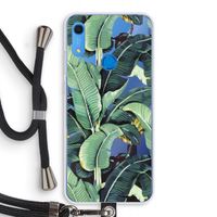 Bananenbladeren: Huawei Y6s Transparant Hoesje met koord