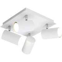 LED Plafondspot - Trion Mary - GU10 Fitting - 4-lichts - Vierkant - Mat Wit - Aluminium - thumbnail