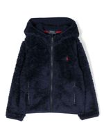 POLO RALPH LAUREN KIDS veste en fourrure artificielle à logo - Bleu