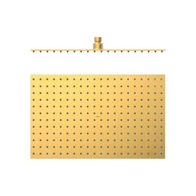 Hoofddouche Tres Ducha | 40x25 cm | Rechthoek | 24K Goud Mat