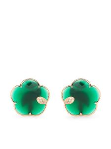 Pasquale Bruni boucles d'oreilles Ton Joli en or rose 18ct serties de diamants et agate