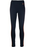 Wales Bonner legging rayé en coton biologique - Bleu - thumbnail