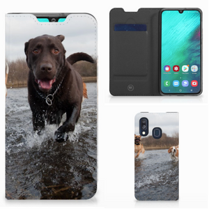 Samsung Galaxy A40 Hoesje maken Honden Labrador