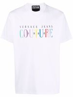 Versace Jeans Couture t-shirt en coton à logo imprimé - Blanc - thumbnail