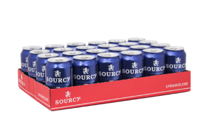 Sourcy Sourcy - Rood Sprankelend 330ml 24 Blikjes