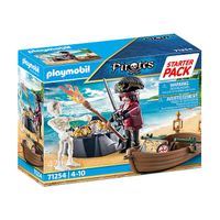 Playmobil Starterpack Piraat met Roeiboot 71254 - thumbnail