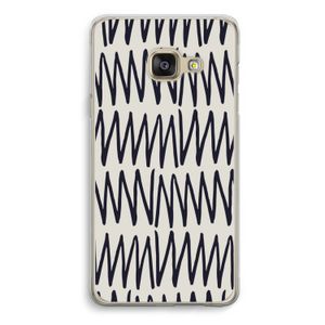 Marrakech Zigzag: Samsung A3 (2017) Transparant Hoesje