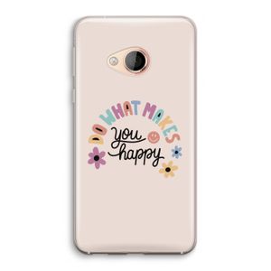 Happy days: HTC U Play Transparant Hoesje
