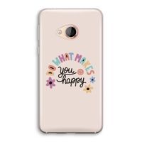 Happy days: HTC U Play Transparant Hoesje