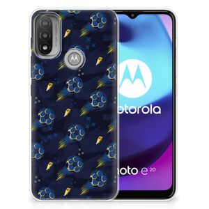 TPU bumper voor Motorola Moto E20 | E40 Voetbal