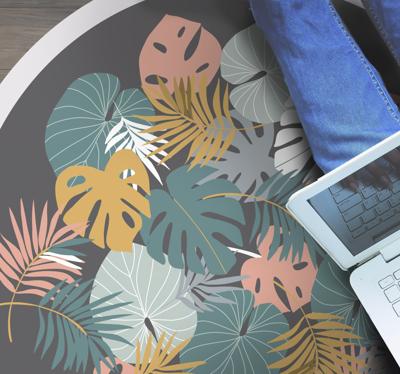 Vinyl vloerkleed Bloemen en planten Tropisch blad
