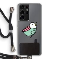 Birdy: Samsung Galaxy S21 Ultra Transparant Hoesje met koord