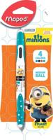 Joustra Maped minions twintip 4 kleuren balpen op blister