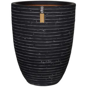 Capi bloempot nature row elegant laag 46x58 cm antraciet krwz783