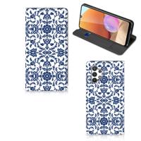 Samsung Galaxy A32 4G | A32 5G Enterprise Editie Smart Cover Flower Blue