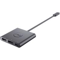 Dell USB-C, Monitor Adapter [1x USB-C stekker - 1x HDMI-bus, DisplayPort bus, USB-C bus] Dell Adapter USB-C to HDMI/DP with Power 0.18 m - thumbnail