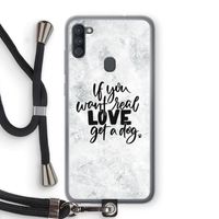 Partner in crime: Samsung Galaxy A11 Transparant Hoesje met koord