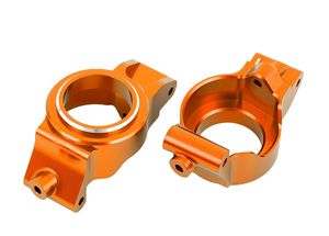 Traxxas - Caster blocks (c-hubs), 6061-T6 aluminum (orange-anodized), left & right (TRX-7832-ORNG)