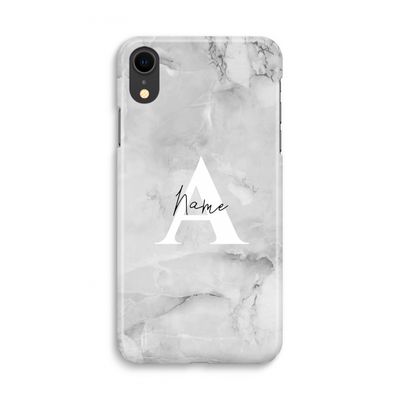 Ivory Marble: iPhone XR Volledig Geprint Hoesje