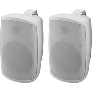 Monacor WALL-06SET/WS On-Wall speaker Wit 50 W 70 Hz - 20000 Hz 1 paar