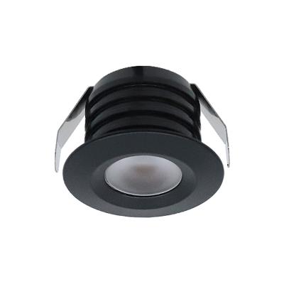 LED-inbouwspot Valdeno 3W 2700K zwart 12V