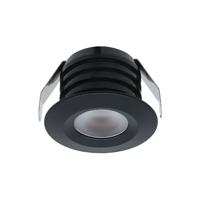 LED-inbouwspot Valdeno 3W 2700K zwart 12V