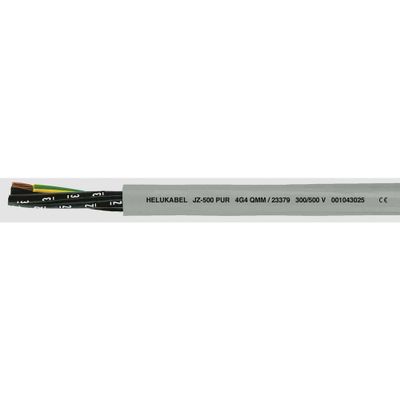 HELU JZ-500 PUR Stuurstroomkabel 4 G 0.75 mm² Grijs 23332-1000 1000 m
