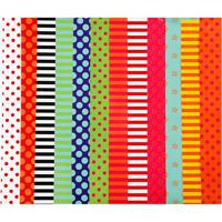 Creativ Company Glanspapier, bedrukt, vel 24x32 cm, 80 gr, diverse kleuren, 50 div vellen/ 1 doos