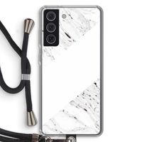 Biggest stripe: Samsung Galaxy S21 FE Transparant Hoesje met koord
