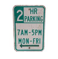 2HR Parking Straatbord - Origineel