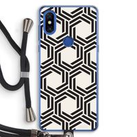 Geometrisch patroon: Xiaomi Mi Mix 3 Transparant Hoesje met koord