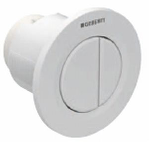 Geberit Type 01 2-knops Pneumatische Inbouw Drukker Chroom