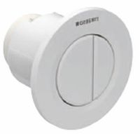 Geberit Type 01 2-knops Pneumatische Inbouw Drukker Chroom - thumbnail