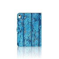 iPad Air (2020/2022) 10.9 inch Tablet Book Cover Wood Blue