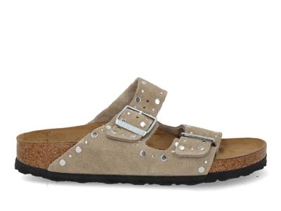 Birkenstock Arizona rivet narrow 1029390 taupe taupe maat 38 Birkenstock Arizona rivet narrow 1029390 taupe taupe maat 38