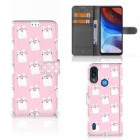 Motorola Moto E7i Power | E7 Power | Telefoonhoesje | Met pasjeshouder | Sleeping Cats