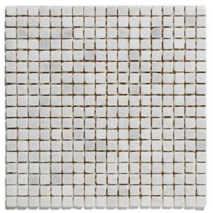 The Mosaic Factory Natural Stone Mozaiek Tegel Vierkant - Cararra Anticato Marmer Natural 305x305 mm