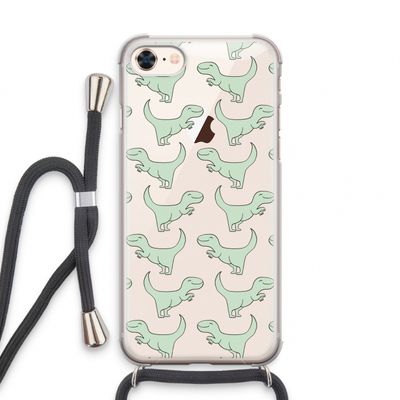 Dinos: iPhone 7 Transparant Hoesje met koord