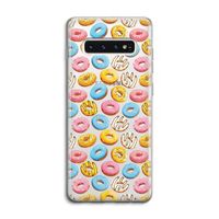 Pink donuts: Samsung Galaxy S10 4G Transparant Hoesje