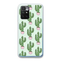 Cactus Lover: Xiaomi Redmi 10 Transparant Hoesje
