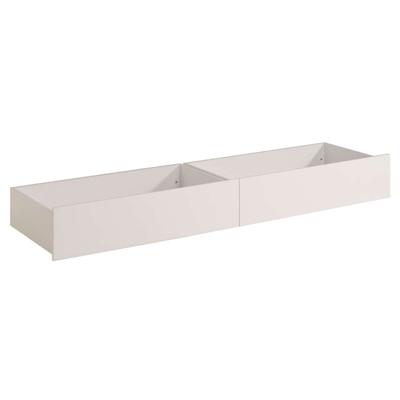 Leen Bakker - Ladenset Sleep - 25,4x108,7x198,7 Cm - Spaanplaat - Wit - 198.7x108.7x25.4 Cm