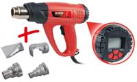 KS TOOLS Hot air blower set lcd ks-tools, 5-piece, digita
