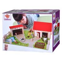 Eichhorn houten boerderij met accessoires 20dlg.